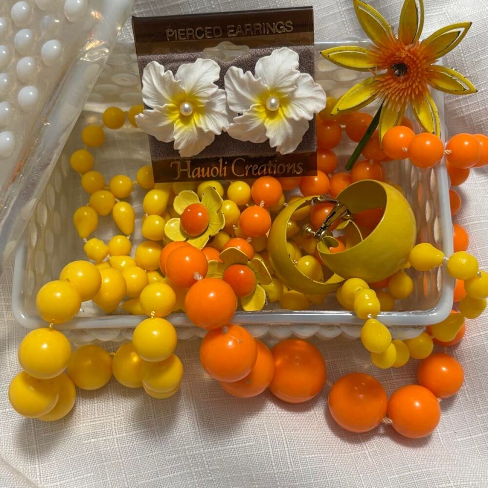 Anchor-hocking Women's Orange and Yellow Jewellery - Picture 3 of 8